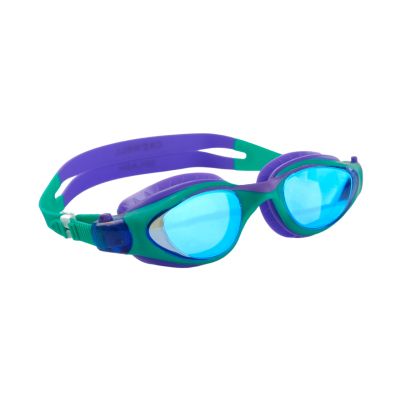 Crowell GS23 Splash Mirror Schwimmbrille für Kinder, grün und lila