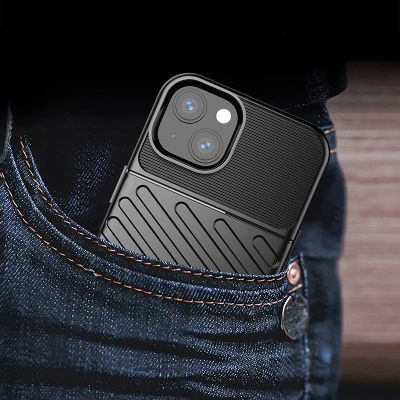 10. Thunder Case Flexibel Robuste Panzer Handyhülle TPU Schutzhülle für iPhone 13 mini blau