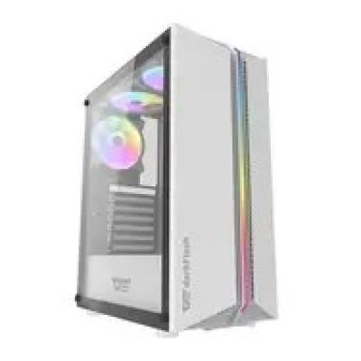 7. darkFlash DK151 Midi-Tower Computer-Sicherheits- und Halterungsbox Weiß