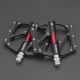 4. Rockbros 2020-12BBK Plattform-Fahrradpedale aus Aluminium – Schwarz