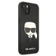 4. Karl Lagerfeld KLHCP13SSAKHBK iPhone 13 mini 5,4" czarny/black hardcase Saffiano Ikonik Karl's Head