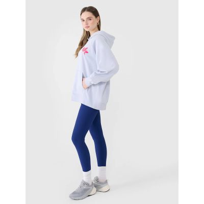 4. Oversize-Sweatshirt für Damen mit Kapuze, offen, Größe 4F 4FWSS25TSWSF1578-34S