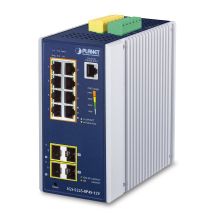 Industrieller Managed-L2+-Switch Planet IGS-5225-8P4S-12V