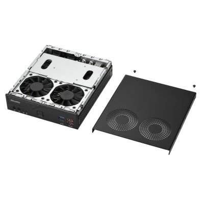 5. Shuttle DH770 Barebone-PC, 1,35 l, Schwarz, Intel H770, LGA 1700