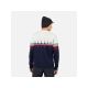 3. ROSSIGNOL MUSTER-CN-PULLOVER marineblau