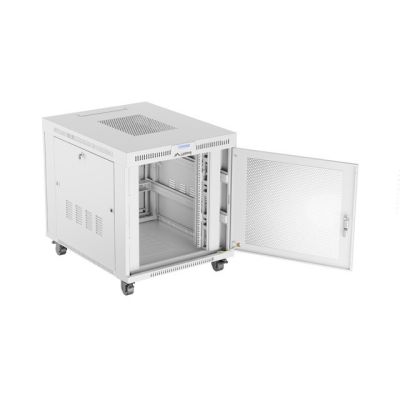 14. LANBERG LCD-Standschrank 19" 15U 800x1000 GRAU PERFORATIONSTÜR (FLACHVERPACKT)