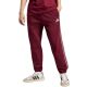 adidas Essentials 3-Streifen Fleecehose für Herren, schmal zulaufende Bündchen, burgunderrot, KY4134