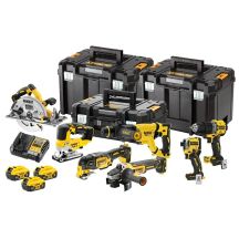 DEWALT Kombi-Kit 18V DCK706P3T (DCD805, DCF850, DCS355, DCH263, DCG405, DCS572, DCS334) 3x5,0Ah 3xTSTAK
