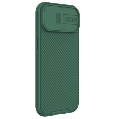 5. Nillkin CamShield Pro magnetische Hülle für iPhone 15 Plus mit Kameraschutz – Grün