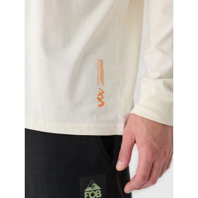 4. Oversize-Langarmshirt für Herren mit Print 4F 4FRAW24TLONM507-83S