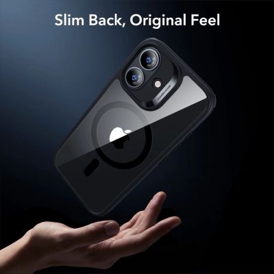 8. ESR Classic Hybrid MagSafe + Panzerglas-Set für iPhone 17 - Klares Schwarz