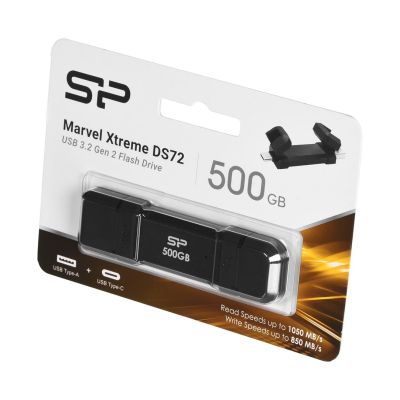 4. SSD Silicon Power DS72 500GB Dual USB-C/USB 3.2