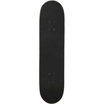 12. SCHWARZ-WEISSES HOLZ-SKATEBOARD FÜR KINDER, BEST SPORTING