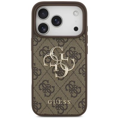 3. Guess 4G Big Logo Case für iPhone 17 Pro - Braun
