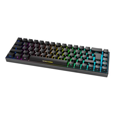 5. Deltaco Gaming GAM-100-DE Tastatur USB + RF Wireless + Bluetooth QWERTZ Deutsch Schwarz
