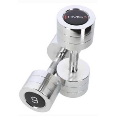 3. Chromhanteln 2x9 kg HMS CHD09