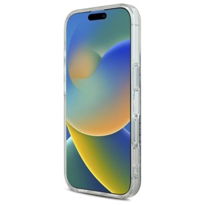 5. Guess IML 4G MagSafe Hülle für iPhone 16 - Blau