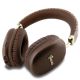 2. Guess GCube Metallic Script Logo Bluetooth On-Ear-Kopfhörer – Braun