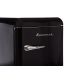 4. Ravanson LKK-120ERB Retro-Kühlschrank (Schwarz)