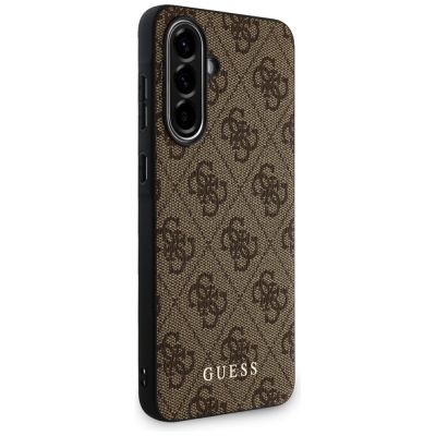 3. Guess 4G Metal Gold Logo Case für Samsung Galaxy A36 - Braun