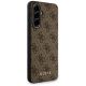 3. Guess 4G Metal Gold Logo Case für Samsung Galaxy A36 - Braun