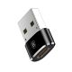 6. Baseus Mini USB-C-zu-USB-A-Adapter – Schwarz
