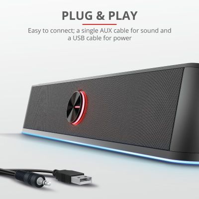 5. TRUST GXT619 THORNE RGB LED SOUNDBAR Lautsprecher