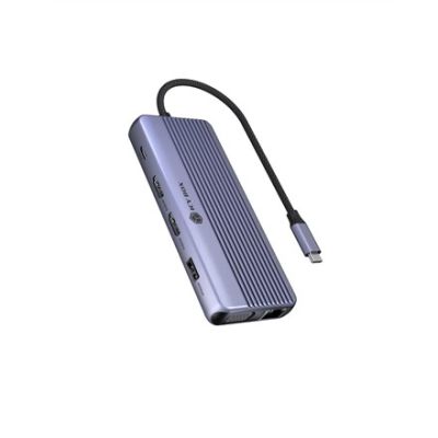 3. ICY BOX IB-DK4062-CPD Kabelgebundener USB 3.2 Gen 1 (3.1 Gen 1) Typ-C Anthrazit