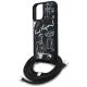 5. Karl Lagerfeld Crossbody-Hülle mit genarbtem Muster und Logo für iPhone 16 – Schwarz