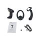 7. Kabelloser 2D-Laser-Barcodescanner / 2,4 GHz + BT + Hlt