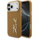 Karl Lagerfeld Karl Script Logo Case für iPhone 17 Pro Max - Braun