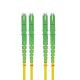 Helos 254650 InfiniBand/Glasfaserkabel 0,5 m E-2000 (LSH) E-2000/APC Gelb