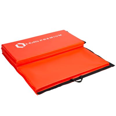 8. Faltbare Gymnastikmatratze rot 2400x1200x50mm HMS MGS01