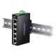 5. Trendnet TI-ELC50 Netzwerk-Switch, unmanaged Fast Ethernet (10/100), Schwarz