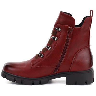 3. Gefütterte rote Damen-Arbeitsstiefel M.Daszyński MR23123