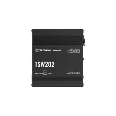 Teltonika TSW202 Switch 8x RJ45 1Gb, 2x SFP L2 PoE+