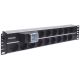 11. Intellinet 19" Rackmount-Steckdosenleiste 2U, 15 Schuko-Steckdosen, Doppelschalter, 3 m Kabel
