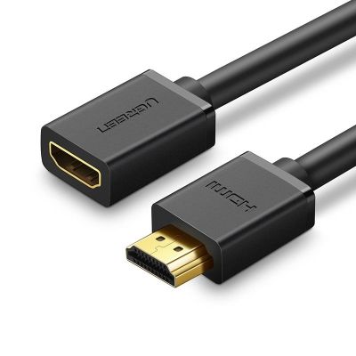 Ugreen HD107 10142 HDMI (Stecker) – HDMI (Buchse) 4K-Kabel 2 m – Schwarz