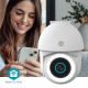 2. Nedis Smartlife WLAN-Außenkamera, IP65-Schutzart, Bewegungsmelder, Nachtsicht, Weiß