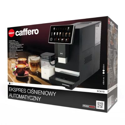 14. ELDOM Automatische Espressomaschine ECA10, 20 bar, 7 Automatikprogramme, 1400 W, Behälter: Milch 0,75 l, Wasser 1,5 l