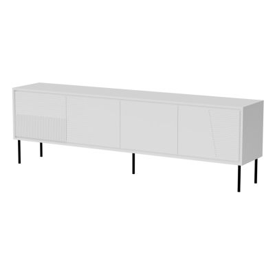 TV-Schrank ABI 4D 200x38x62 weiß matt