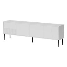 TV-Schrank ABI 4D 200x38x62 weiß matt