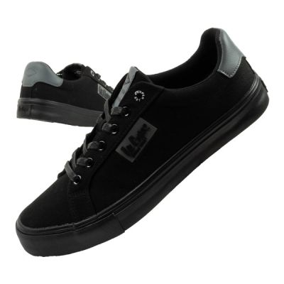 Lee Cooper Herren-Sportschuhe, modische Sneaker in Schwarz, bequem