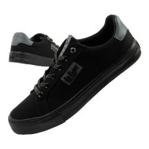 Lee Cooper Herren-Sportschuhe, modische Sneaker in Schwarz, bequem