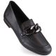 Bequeme Lederschuhe mit Kette Remonte W RKR645 schwarz