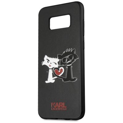 3. Karl Lagerfeld Choupette In Love Hülle für Samsung Galaxy S8 Plus - Schwarz