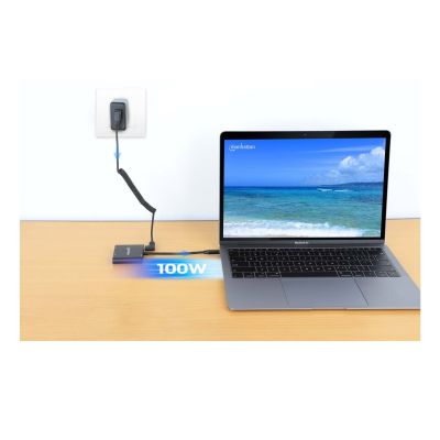 6. Manhattan 154321 Kabeladapter 0,15 m USB Typ-C 2 x HDMI Schwarz