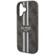 14. Guess 4G Printed Stripes MagSafe-Hülle für iPhone 16 – braun