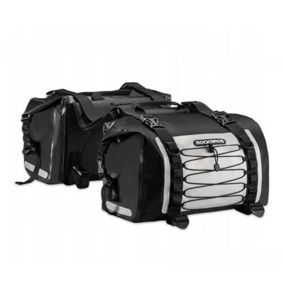 3. Rockbros AS-010BGR Motorradtasche, wasserdicht – Grau