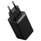 3. GaN 2xUSB C 1xUSB 65W Schnellladegerät Baseus GaN5 Pro + USB C - USB C 100W Kabel - Schwarz